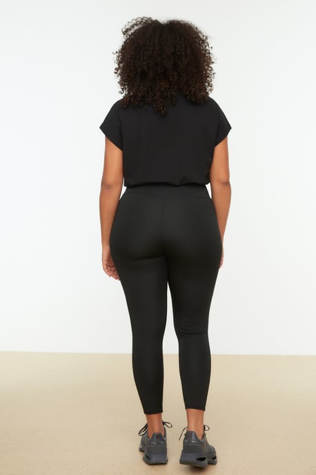 Trendyol Dam Hög Midja Skinny Plus Size Sporttights - Image 5