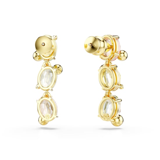 Swarovski 'Gema' Dames Goudkleurige Metaal Dangle Oorbellen - Goud 5714815 - Image 4