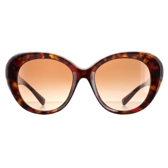 Valentino Butterfly Womens Red Havana Brown Gradient VA4113 Sunglasses