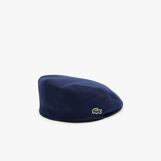 Accessories Lacoste Embroidered Crocodile Beret in Blue