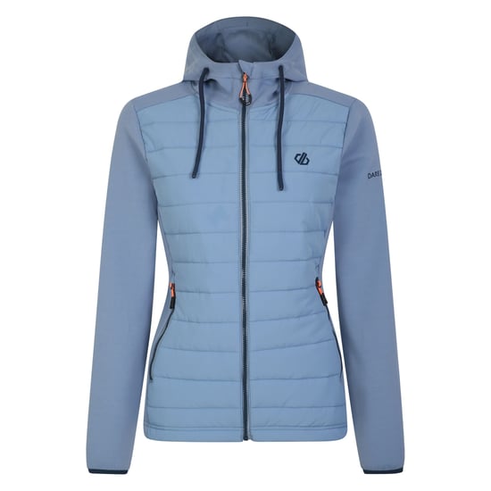 Dare 2B Womens/Ladies Fleur East Edit - Notion Logo Hybrid Jacket (Rainwashed Blue)