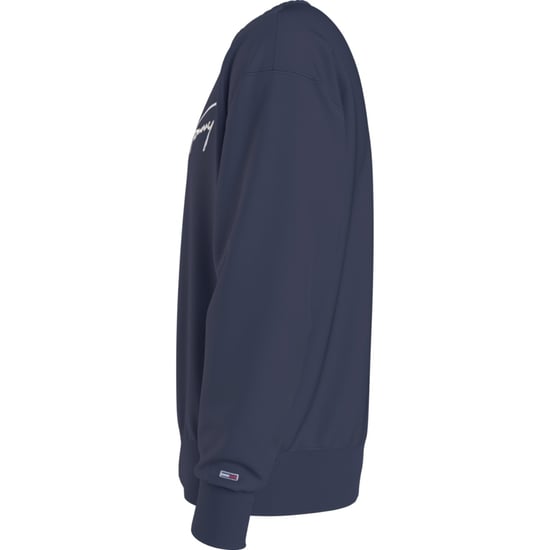 Tommy Jeans Sweaters Signature Crew Sweater Blue - Image 3