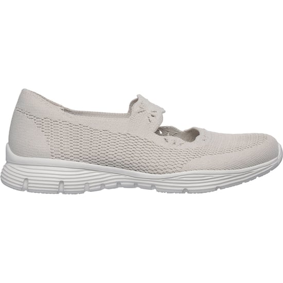 Skechers Seager Cute N' Coy Textiel Damestrainers Naturel - Image 2