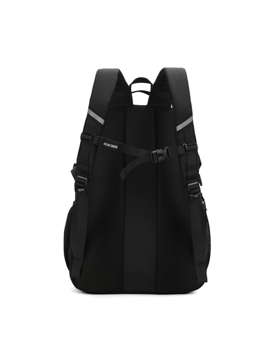Aoking Backpack Unisex BLACK - Image 4