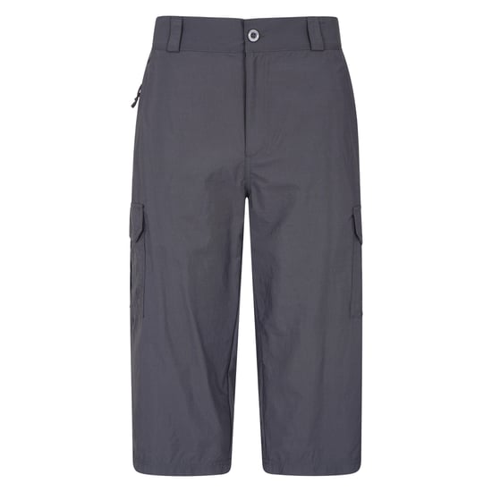 Mountain Warehouse Mens Explore 3/4 Shorts (Grey) - Image 1