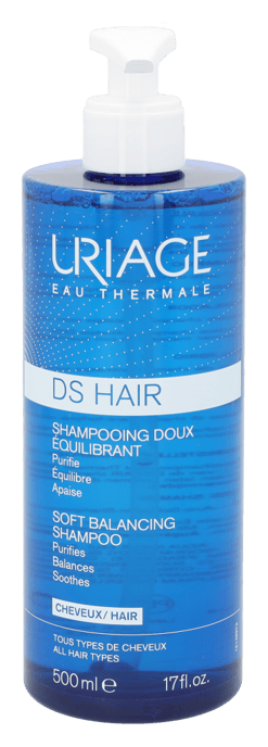 Uriage DS Hair Soft Balancing Shampoo 500 ml