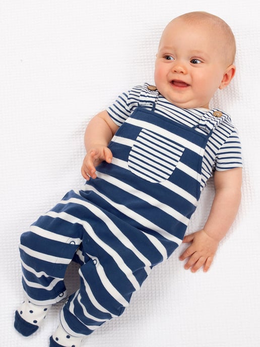 Kite Clothing Stripy Dungarees