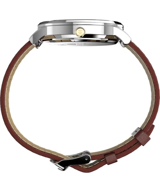 Timex Waterbury Classic Maanfase Herenhorloge Bruin TW2W75600 - Image 2