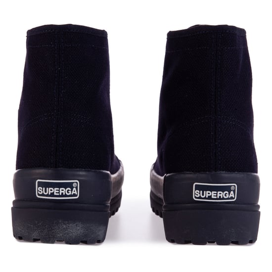 Superga Womens/Ladies 2341 Cotu Alpina High Tops (Blue Anthracite) - Image 2