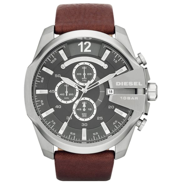 Diesel Mega Chief Heren Horloge Bruin DZ4290 - Image 1