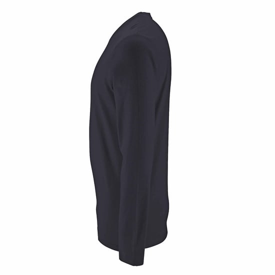 SOLS Mens Imperial Long Sleeve T-Shirt (Mouse Grey) - Image 3