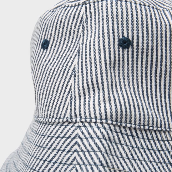 Peter Storm Women's Sun Protective Striped Bucket Hat, Summer Sun Hat