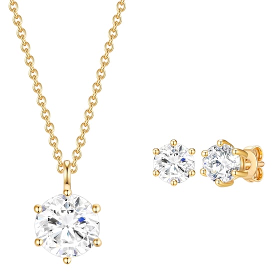 Rafaela Donata Female Sterling Silver Set (Necklace + Earring) - Image 1
