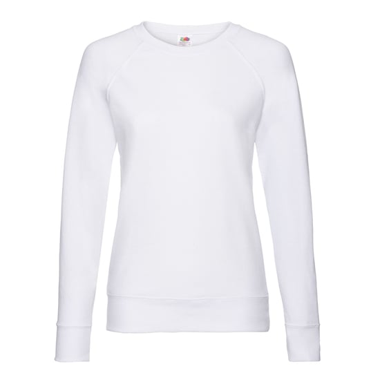 Fruit of the Loom Dames/Dames Lichtgewicht Lady Fit Raglan Sweatshirt (Wit) - Image 1