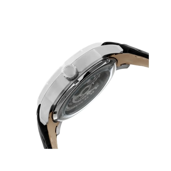 Heritor automatisch Ryder-skelethorloge met leren band - Image 3
