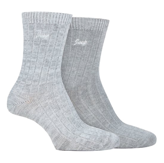Womens Walking Boot Socks | Jeep | 2 Pack High Performance Polyester Running Socks - Slate / White - Image 1
