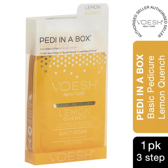 Voesh 3 Step Basic Pedi in a Box Lemon Quench