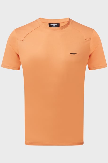 Perks Russet Orange Regular Fit T-Shirt
