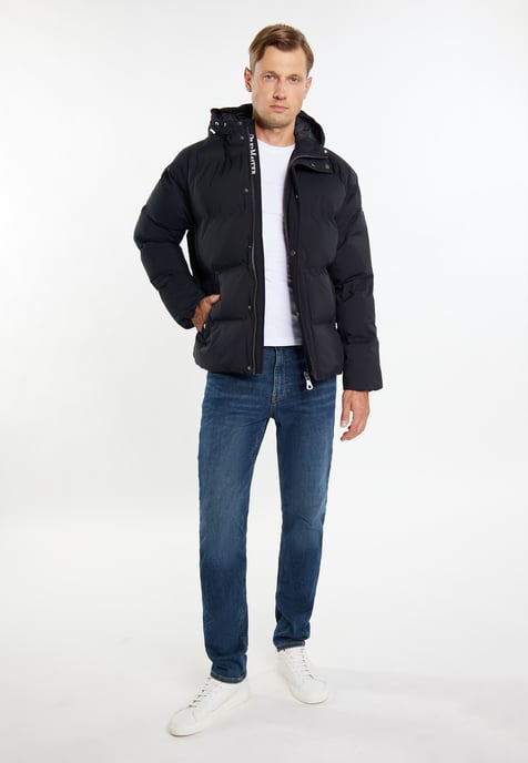 Dreimaster Winterjas met vulling Heren zwart - Image 2