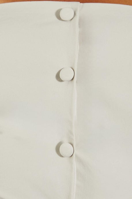 Lightweight Woven Tailored Bandeau Longline Top