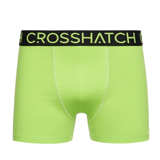 Crosshatch Mens Highlighter Boxer Shorts (Pack of 3) (Green/Red) - Image 4