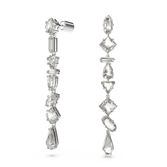 Swarovski 'Mesmera' Dames Hangende Oorbellen van Base Metaal - Zilver 5661687 - Image 3