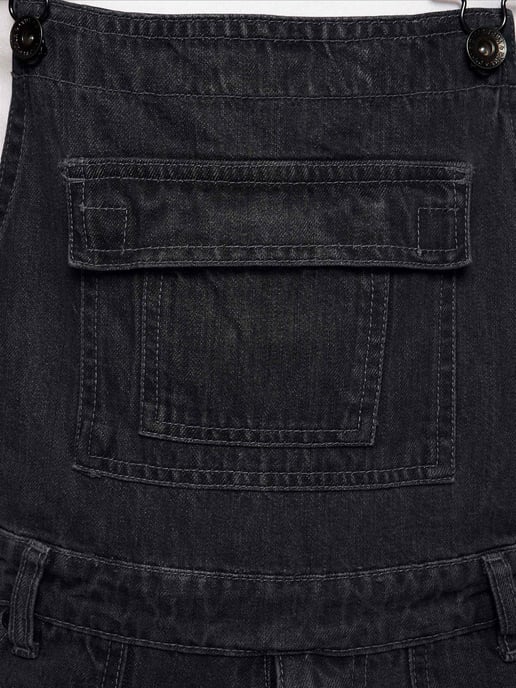 Enzo | Denim Overall tuinbroek voor heren - Zwart - Image 6