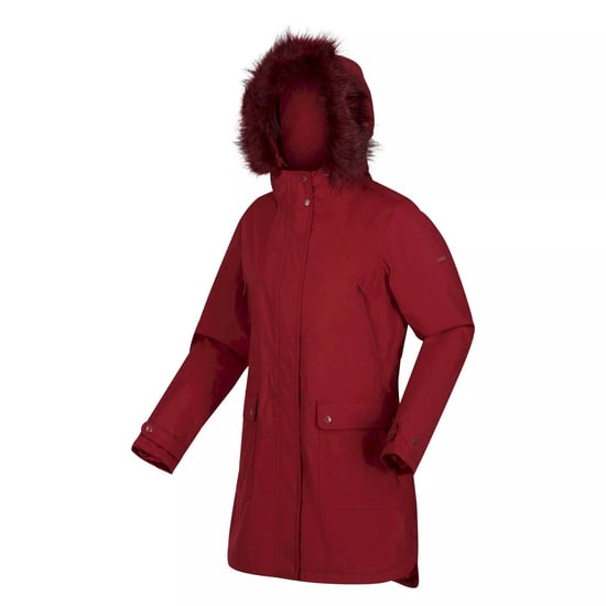 Regatta Womens/Ladies Sabinka Faux Fur Trim Parka (Cabernet)