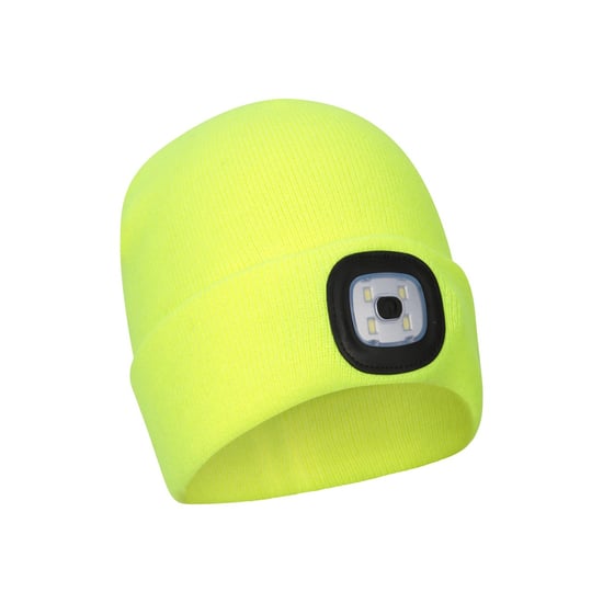 Mountain Warehouse Mens Highlands Torch Beanie (Lime Green) - Image 3