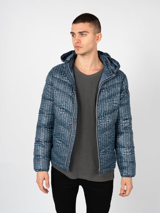 Guess Jacka Down Jkt Herr Blå - Image 3