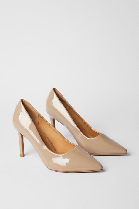 Wide Fit Dash Pointed Court Shoes - Image 3