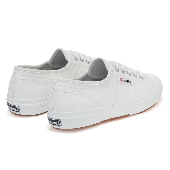 Superga Unisex Adult 2750 Efglu Leather Trainers (White) - Image 2