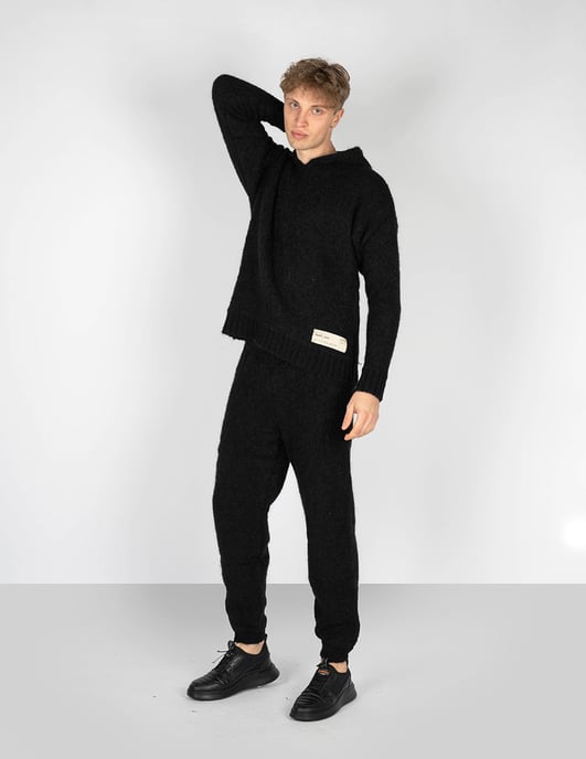 Takeshy Kurosawa Trousers Boucle Men's Black - Image 2
