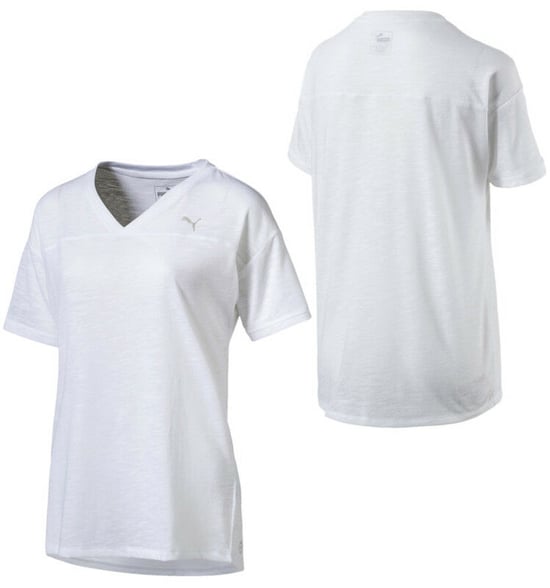 Puma Active Training Womens Boyfriend T-Shirt Tee Top White 515714 02 A3B