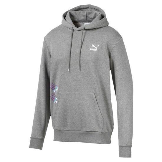 Puma Claw Pack Hoody Long Sleeve Grey Mens Pullover Cotton Jumper 595756 03
