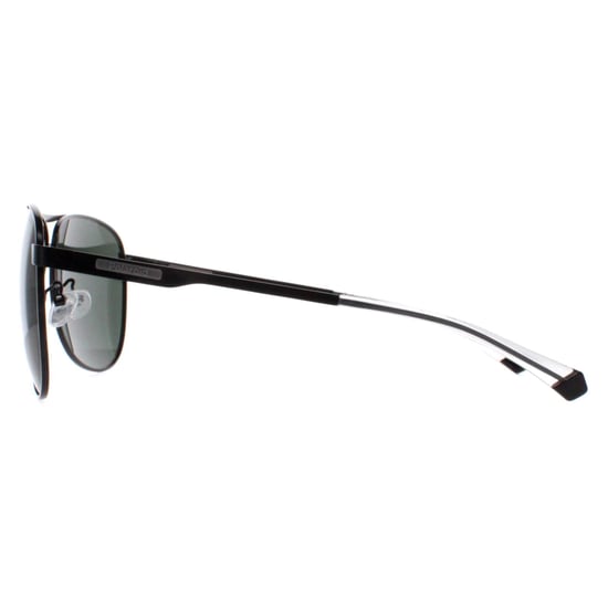 Polaroid Aviator Mens Matte Black Green Polarized PLD 2160/G/S/X