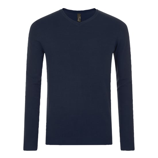 SOLS Mens Glory V Neck Sweater (French Navy) - Image 1
