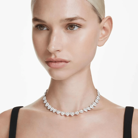 Swarovski 'Ss25 Capsule' Dames Basis Metaal Ketting - Zilver 5720857 - Image 6