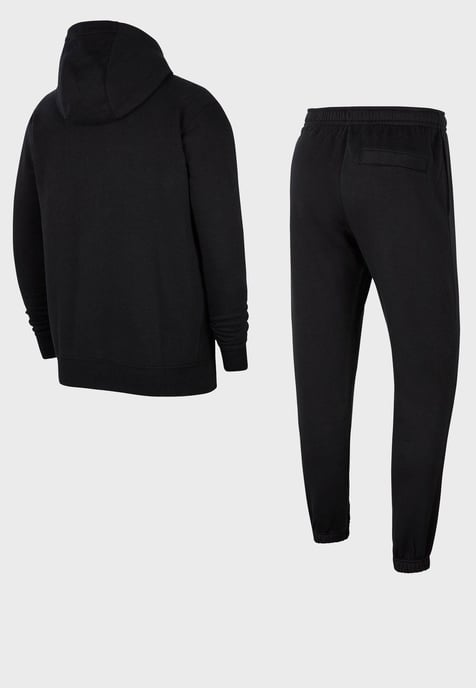 Nike Mens Club Tracksuit Set In Black - Image 4