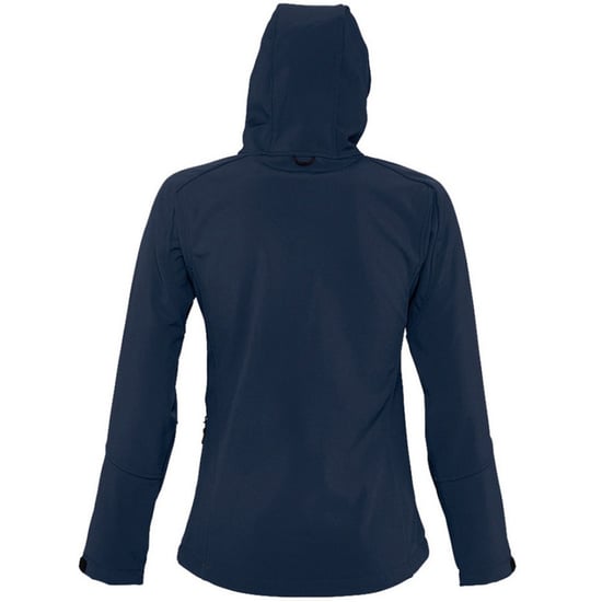 SOLS Dames/dames Replay Hooded Soft Shell Jacket (ademend, winddicht en waterbestendig) (Franse marine) - Image 2