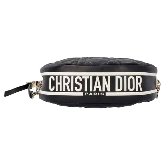 Dior Vibe Medium Hobo Bag in Black Cannage Lambskin Leather - Image 6