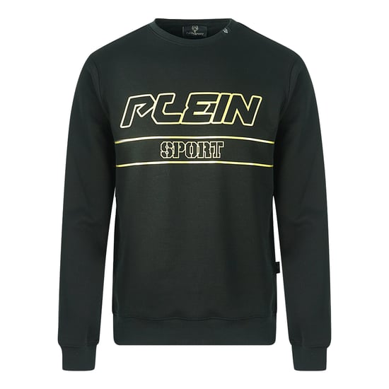 Philipp Plein Sport Gouden Logo Zwarte Trui - Image 1