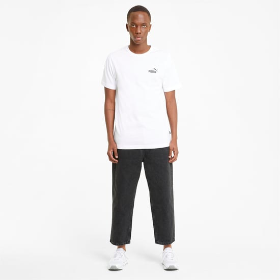 PUMA Heren Essentials Kleine Logo T-Shirt - Image 3