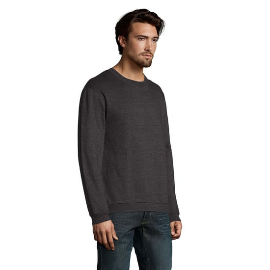 SOLS Heren Spider Ronde Hals Sweatshirt (Houtskoolmelange) - Image 3