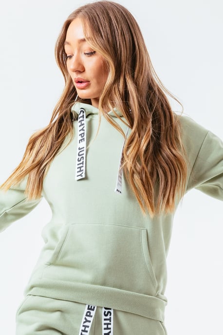 Hype Olive Women'S Oversized Hoodie
