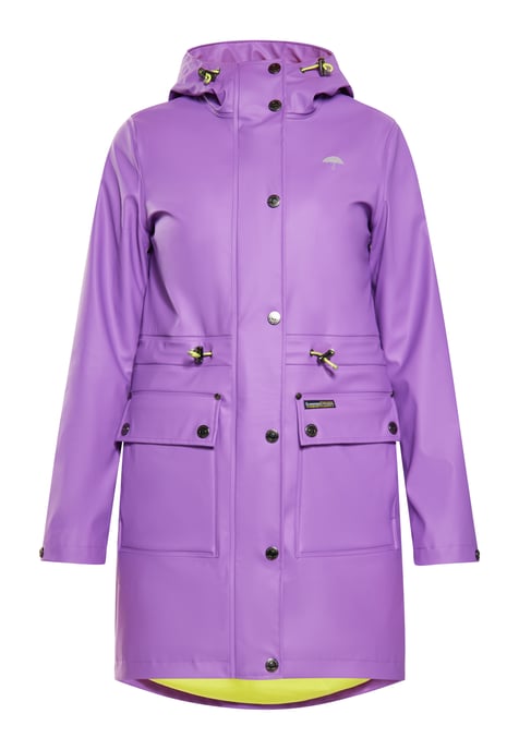 Schmuddelwedda Mackintosh Dames paars - Image 1