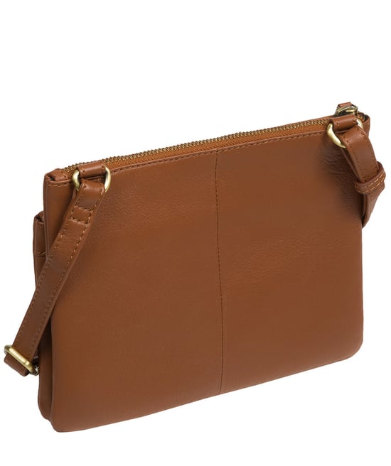 'Demi' Tan Leather Cross Body Bag