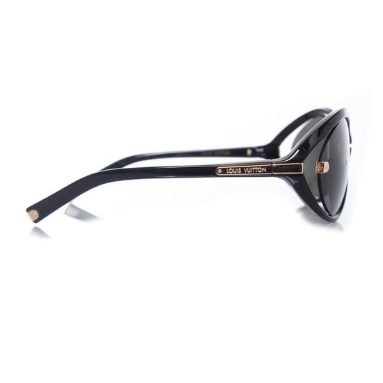 Black oval sunglasses - Image 3