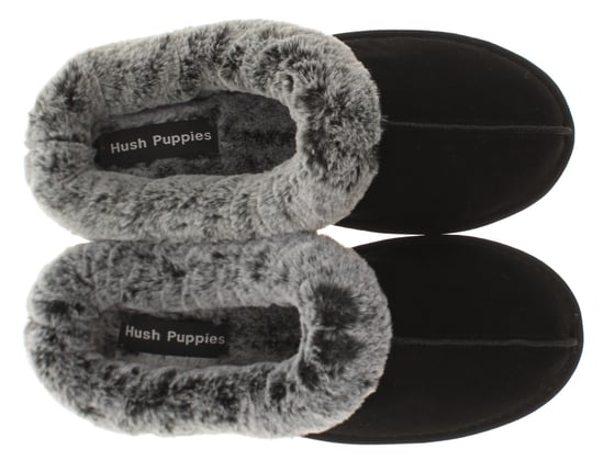 Hush Puppies Womens Slippers Mule Amara Leather black - Image 6