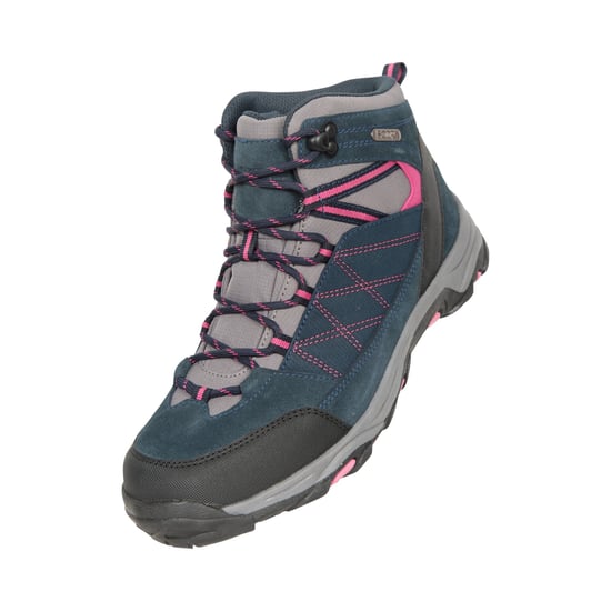 Mountain Warehouse Dames/Dames Rapid Suède Waterdichte Wandelschoenen (Marine) - Image 1